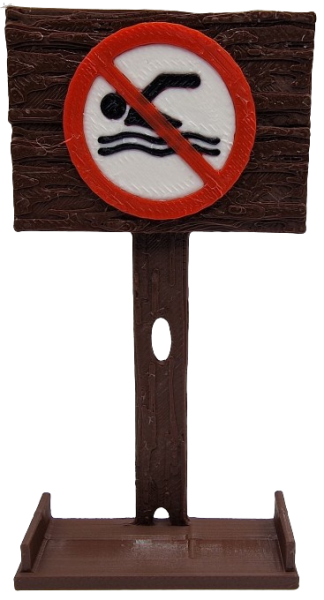 sign "no swimming"